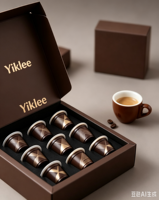 Kit d'emballage de café de luxe personnalisé, sachets pour machine à café sur mesure, coffret cadeau haut de gamme, sac à café, ensemble de tasses boutique pour la personnalisation de marque