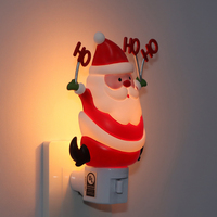 Veilleuse LED Père Noël Dansant, Décoration de Noël, Lampe ABS Sûre pour Enfants, Rechargeable USB pour Salon, Cadeau Maison, Vente en Gros
