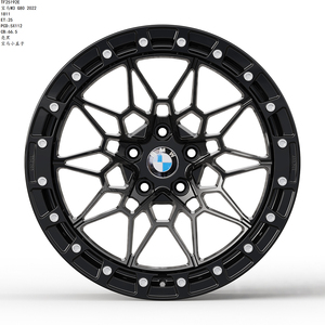 جنوط سباق مصقولة بمقاسات 17 و <span class=keywords><strong>18</strong></span> و 19 بوصة، بتقنية Real Beadlock Forged، لسيارات BMW M3 M4 F30 F80 G20 G21 G22 G23 G80 G82، مقاس 5X112 - Product Image 6