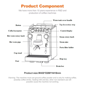 Cafetera Espresso Inteligente Más Vendida en la UE, Herramientas Instantáneas de Barista para Hoteles y Cafeterías - Product Image 4