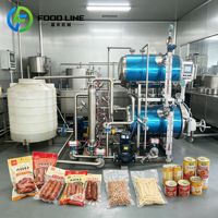 Autoclave de stérilisation à immersion dans l'eau chaude pour aliments pour animaux de compagnie