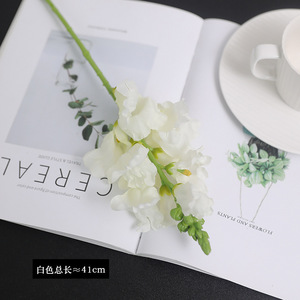 ช่อดอกไม้ประดิษฐ์จากผ้าไหม Snapdragon Wheat Stalks Dragon's Head Flowers - ของตกแต่งงานแต่งงานสุดหรูหราพร้อมดอกสีม่วง - Product Image 6