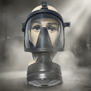 <span class=keywords><strong>Masque</strong></span> à gaz industriel MF14 de haute qualité, respirateur facial complet réutilisable avec protection anti-chimique et anti-buée pour la peinture et la sécurité minière - Product Image 2