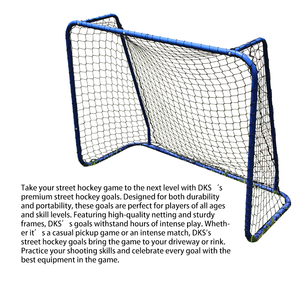 Portable Double Frame Youth Street <b>Hockey</b> Net Indoor and Outdoor Ice <b>Hockey</b> <b>Goal</b> with Durable Gate Set - Product Image 2