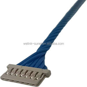 HRS 오리지널 1.25mm 피치 DF14-7S-1.25C + DF14-2638SCFA + Linksinet UL1571-26AWG 고객용 맞춤형 배선 하네스 - Product Image 5