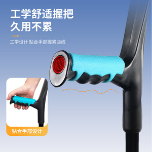 Muletas de codo telescópicas de aleación de aluminio Yuansheng para exteriores, antideslizantes, para soporte en fracturas. - Product Image 3