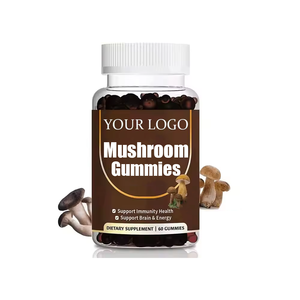 Vegan Cordyceps Reishi & Lions mrie Gummies Superfood, здоровая добавка без сахара, Мармеладные Конфеты - Product Image 1
