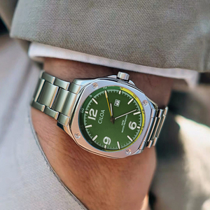 นาฬิกาข้อมือผู้ชาย CILOA รุ่น Green Round ปรับแต่งได้ หรูหรา คุณภาพสูง เหมาะเป็นของขวัญ พร้อมปฏิทิน กันน้ำ ระดับไฮเอนด์ นาฬิกาควอตซ์ ปี 2026 - Product Image 5