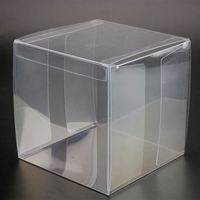 Boîte pliante en acétate en vente chaude, boîte d'emballage en plastique transparent personnalisée pour gâteaux, boîte en PVC transparente, boîtes cadeaux en plastique PET