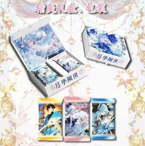 Caja de Sobres de Cartas Coleccionables Genshin Impact CCG TCG Edición Deluxe, Cartas Raras de Anime Aether Jean <span class=keywords><strong>Lisa</strong></span> Lumine, Juego de Cartas Coleccionables - Product Image 1