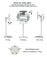 Écran Tactile Interactif Intelligent de Divertissement, Système LED Android Intelligent de 32 Pouces pour Télévision à Domicile