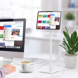 Adjustable Aluminum Alloy Tablet <b>PC</b> <b>Stand</b> Desktop Height Adjustable Rotatable Support For Yoga Fitness Workout - Product Image 2
