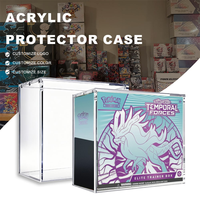 Vitrine de présentation en acrylique anti-rayures pour Pokémon Elite Trainer Box, ETB, Booster Box et collection TCG
