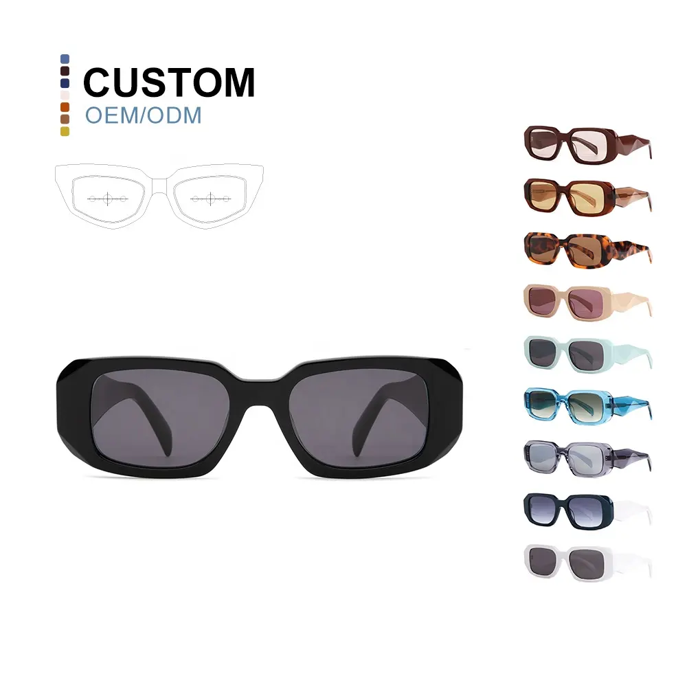 2024 Gafas De Sol De moda para mujer, venta al por mayor, gafas De Sol personalizadas con logotipo de acetato polarizadas, gafas De sol De marca De lujo, gafas De sol De diseñador para hombre