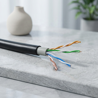 Câble Réseau Extérieur UTP FTP SFTP CAT7 4 Paires 8 Conducteurs 305m (1000ft) 24AWG Cuivre CCA Gaine PE AixTon/OEM