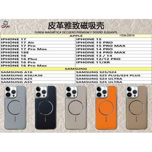 Custodia Magnetica in Pelle Premium per Samsung A16 - Design Elegante per Cellulare - Product Image 1