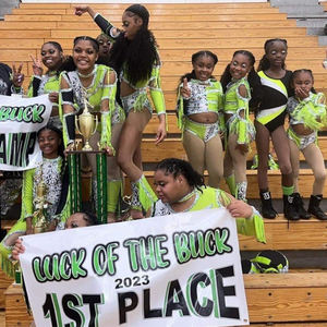 Sáng Bóng Sequin <span class=keywords><strong>Fringe</strong></span> Majorette Khiêu Vũ Đồng Phục Màu Xanh Lá Cây Màu Đen Khiêu Vũ Đội Hiệu Suất Khiêu Vũ Mặc Majorette Thực Hành Đồng Phục - Product Image 4