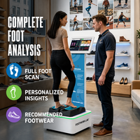 Escáner de Presión Plantar 3D con Láser FOOTWORK LAB, Interfaz USB, Resolución Óptica 1080, Velocidad de Escaneo de 100Hz, Sensor IA, en Stock