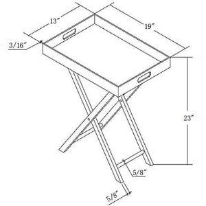 Hiện đại <span class=keywords><strong>Acrylic</strong></span> gấp bảng khay cho nhà kệ trưng bày - Product Image 5