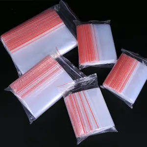 White Clear Self Seal Zipper Plastic Retail Packaging Packing Poly Bag Ziplock Zip Lock Bag Package With Hang Hole