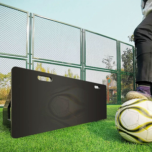 Pannello di Rimbalzo per Calcio in Materiale HDPE, Barriera per Allenamento Calcistico Nera 1000*400*20mm - Product Image 1