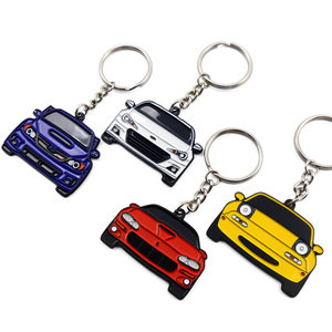Hot Selling Luxury Mini SUV Car Mold Metal Keyring Business Gifts Custom Logo Bag Charms Moved Wheels Car Polyester Lanyard