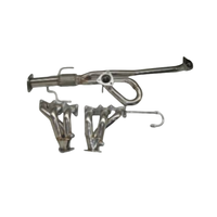 Collecteurs d'échappement en acier inoxydable poli, soudés TIG, à montage direct pour Ford Probe V6