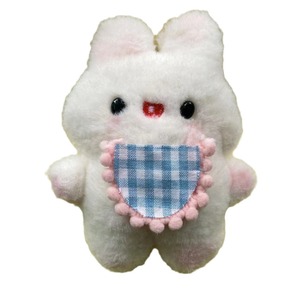 Pendentif en peluche écologique motif lapin mignon de style boutique, décoration à suspendre, accessoires de porte-clés pour sac à dos, pour la rentrée scolaire - Product Image 5