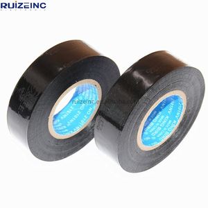 Borsa di stoffa adesiva elettrica adesiva per auto nera resistente alla temperatura ritardante di fiamma elettricista nastro sottile 25 m - Product Image 2