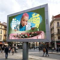 Vente flash : panneau d'affichage LED extérieur étanche IP65 P4, grand écran publicitaire personnalisé, module d'écran LED
