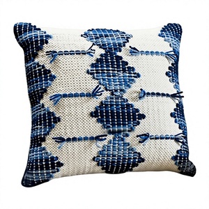 Bohemian <b>Pillow</b> Cushion Cover Pillowcase Living Room <b>Sofa</b> Home Decor Customized From Indian Supplier INDIAN TEXTILES H/L - Product Image 1