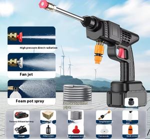 Lavadora de Autos Eléctrica Portátil Inalámbrica de Litio, Pistola de Lavado de Alta Presión para Limpieza de Techos, Herramienta de Limpieza a Batería - Product Image 3