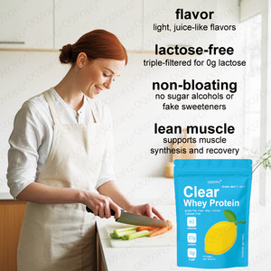 Private Logo Supports Lean Muscle Synthesis and <strong>Recovery</strong> Daily <strong>Protein</strong> Intake Goals Clear Whey <strong>Protein</strong> <strong>Powder</strong> for Man and Woman - Product Image 5
