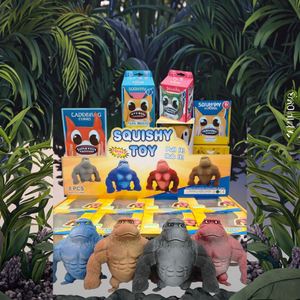 Toysrunner Juguete Sensorial de Látex Splat Monkey, Juguete Antiestrés Elástico y Blandito de Gorila para Niños - Product Image 4