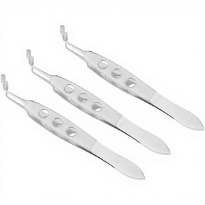 Pinzas Oftálmicas Manuales de Acero para Masaje de Párpados, Herramientas de Cirugía Plástica Cosmética - Product Image 3