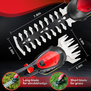 Afilador de hoja, Mini piezas, cortacésped de árboles inalámbrico, eléctrico doméstico, <span class=keywords><strong>cortasetos</strong></span> alimentado por batería pequeña, borde único - Product Image 6