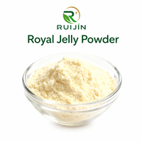 Poudre de Gelée Royale Lyophilisée 100% Pure et Naturelle, 10-HDA 4%-6%, Qualité Alimentaire, Vente en Gros OEM/ODM