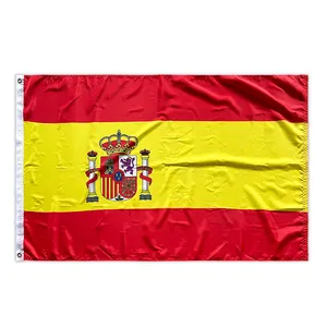 फ़ैक्टरी स्टॉक पॉलिएस्टर सस्ता एस्पान स्पेन का स्पैनिश ध्वज