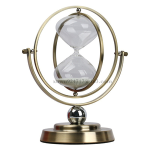 Nouveau sablier 30 <span class=keywords><strong>Minutes</strong></span> ornements en métal créatifs anniversaire promotionnel européen salon décoration sablier - Product Image 6