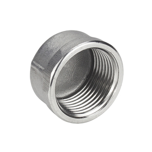 Accesorios <span class=keywords><strong>de</strong></span> Tubería <span class=keywords><strong>de</strong></span> Acero Inoxidable al por Mayor, Tapa Redonda BSP Galvanizada en Caliente para Aceite, Agua y <span class=keywords><strong>Gas</strong></span> - Product Image 1