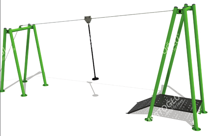 Rueda Chari zip line