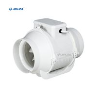 Ventilateur de ventilation axial à flux mixte de 4, 6 et 8 pouces, ventilateur extracteur à moteur DC, ventilateur d'évacuation à faible bruit, ventilateur de surpression à économie d'énergie