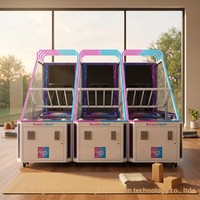 Machine de tir au basket-ball de rue pour enfants à usage commercial, à monnayeur, avec accepteur de billets, pour les 6 ans et plus, divertissement d'arcade