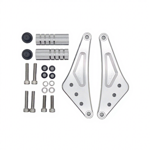 Repose-pieds en alliage d'aluminium CNC exclusif pour pédales avant et passagers pour motos Light Bee - Product Image 2