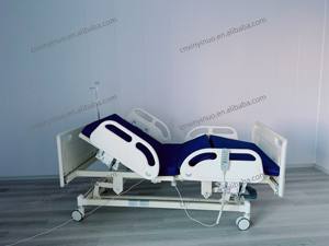 Заводская 5-функциональная регулируемая кровать для пациентов ICU, стальная трехкратная моторизованная медицинская Больничная койка, цена - Product Image 6