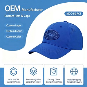 High Quality Gorra Outdoor <b>Waterproof</b> Surfing Cap Custom Oem Embroidery 5 Panel Laser Cut Perforated Rope Snapback <b>Hats</b> for Golf - Product Image 1