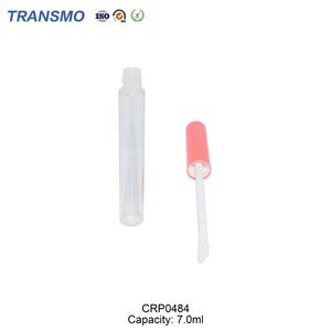 Tube de gloss à lèvres rose OEM 7 ml, tubes de gloss à lèvres personnalisés en plastique pour cosmétiques pour les lèvres - Product Image 3