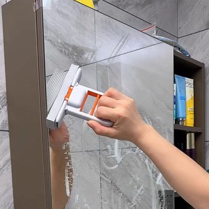 Plastic disposable mini <b>mop</b> cleaning table glass bathroom lazy cleaning sponge wipe retractable cleaning tool - Product Image 3