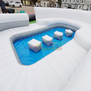 Wholesale commercial lounge bar inflatable sofa pool with bench seat for lounging and swimming - Product Image 5