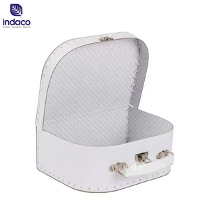 Cardboard Suitcase Stitching Craft Children's Toy Dolls Toy <b>Storage</b> <b>Box</b> Baby Toy Suitcase Gift <b>Box</b> - Product Image 4
